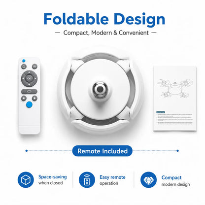 Transform Your Space with the Versatile 19.69 Inch Ceiling Fan Light – Remote Controlled, Energy Efficient, and Perfect for Any Room!