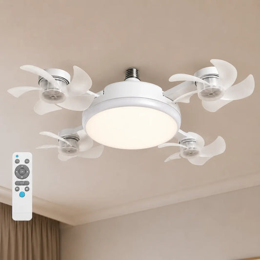 Transform Your Space with the Versatile 19.69 Inch Ceiling Fan Light – Remote Controlled, Energy Efficient, and Perfect for Any Room!